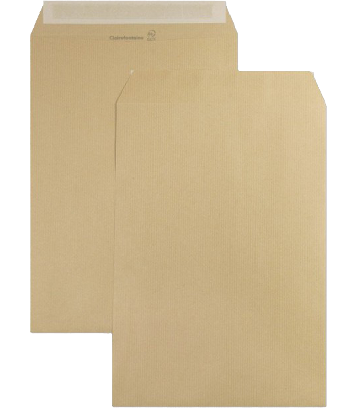 ENVELOPPE A4 KAKI POCHETTE TR2232KP 25 EX