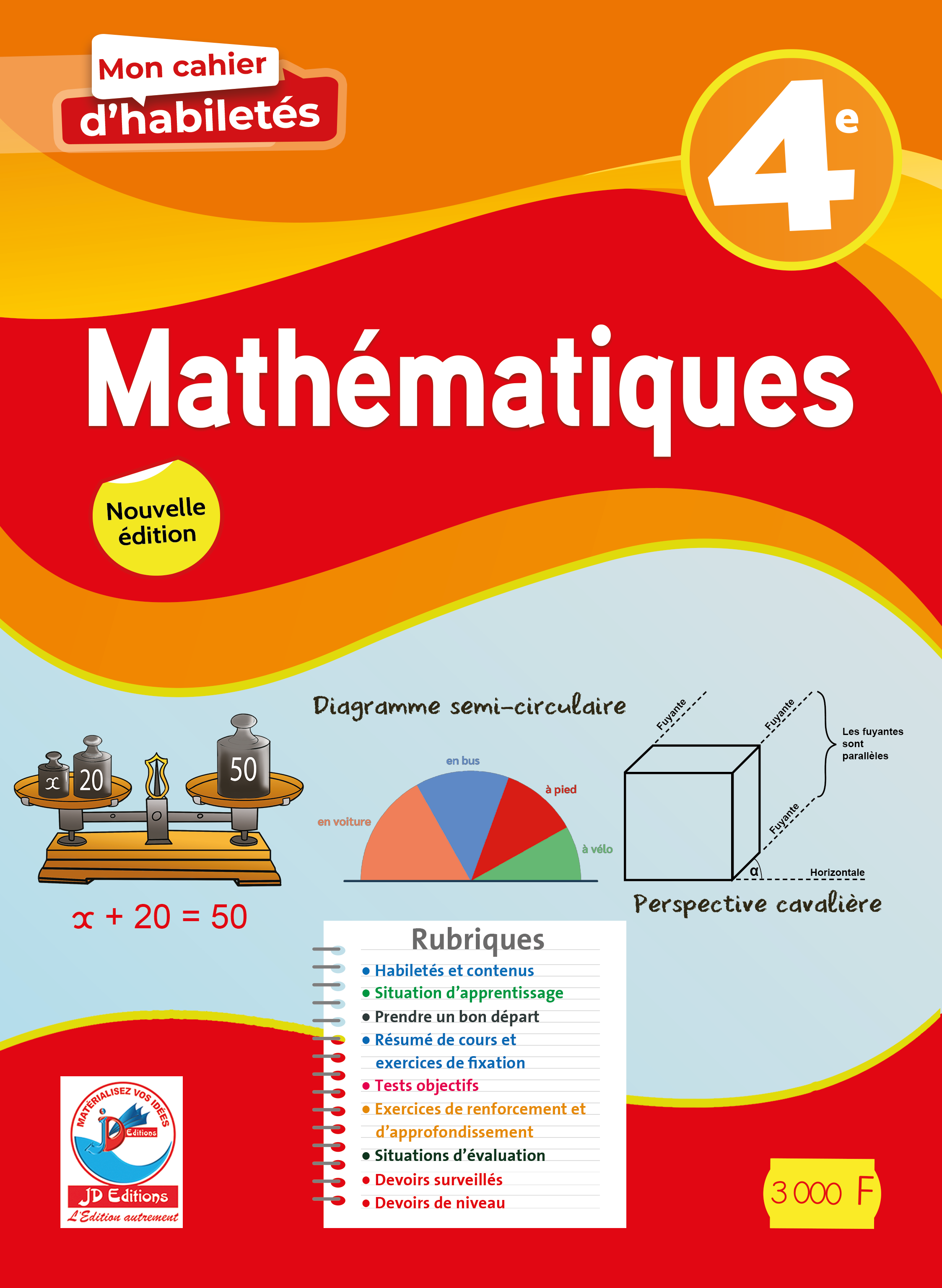 MON CAHIER HABILETES MATHEMATIQUES 4e 