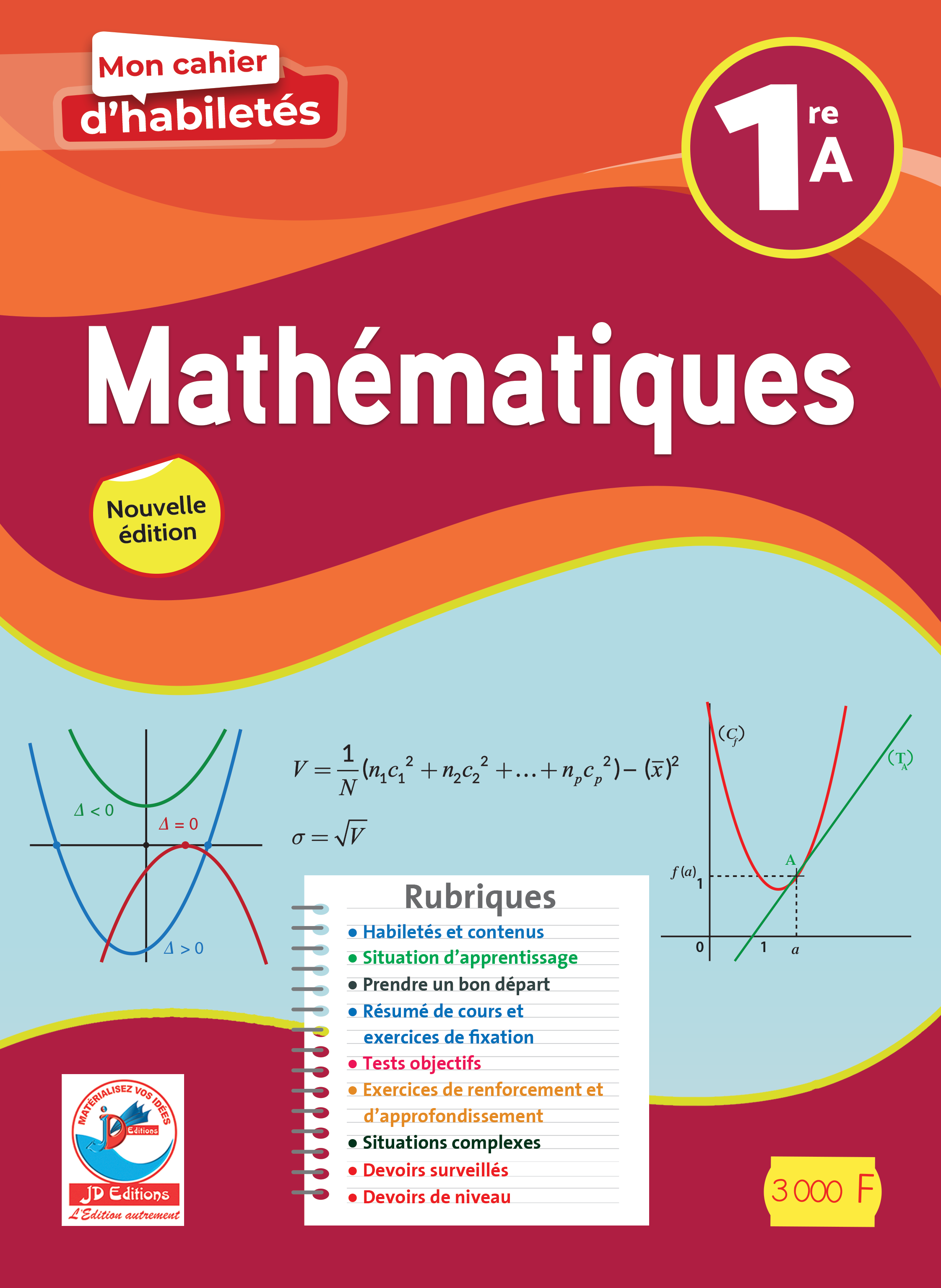 MON CAHIER HABILETES MATHEMATIQUES 1re A 