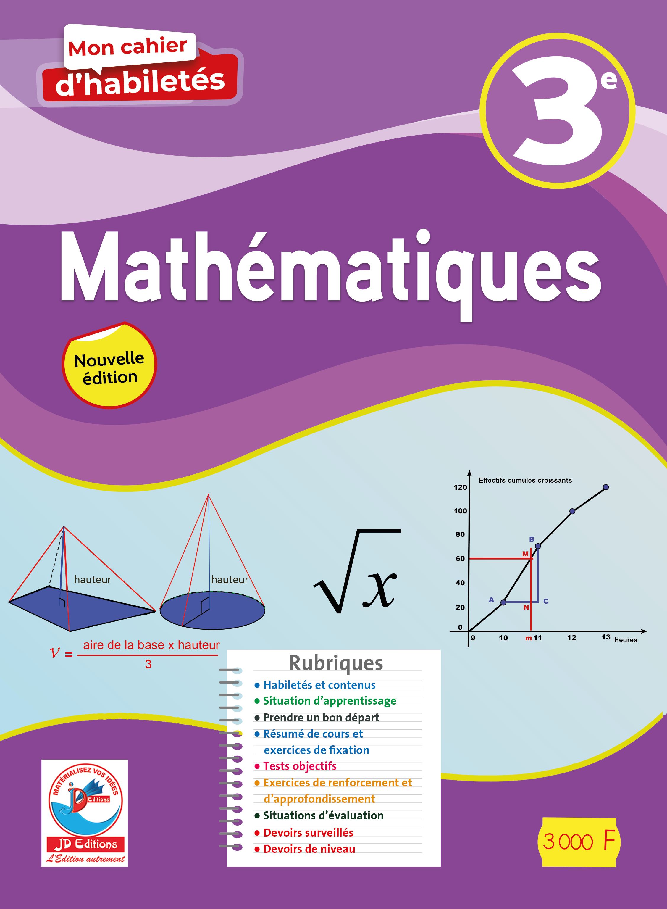  MON CAHIER HABILETES MATHEMATIQUES 3e 