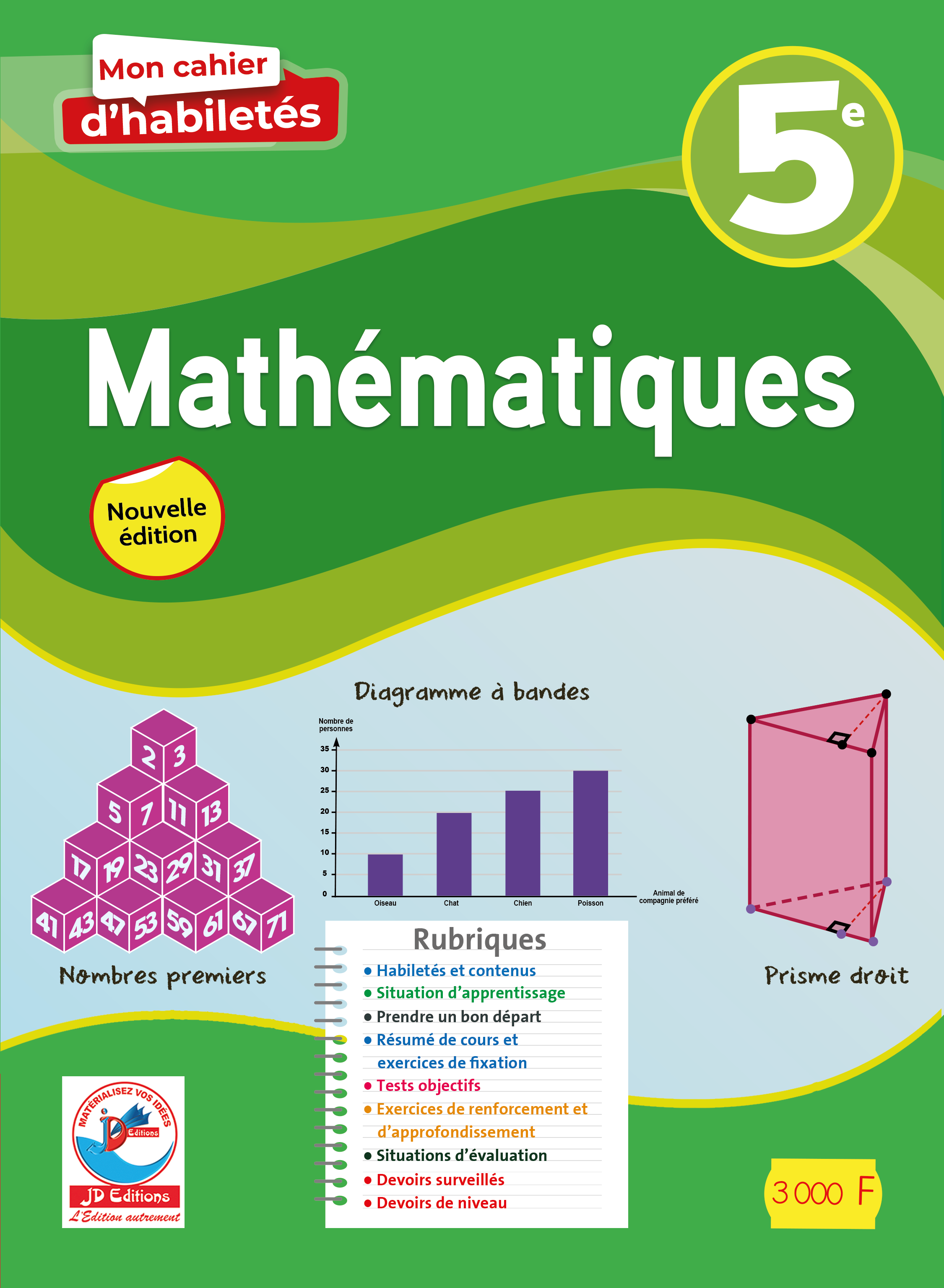 MON CAHIER HABILETES MATHEMATIQUES 5e 