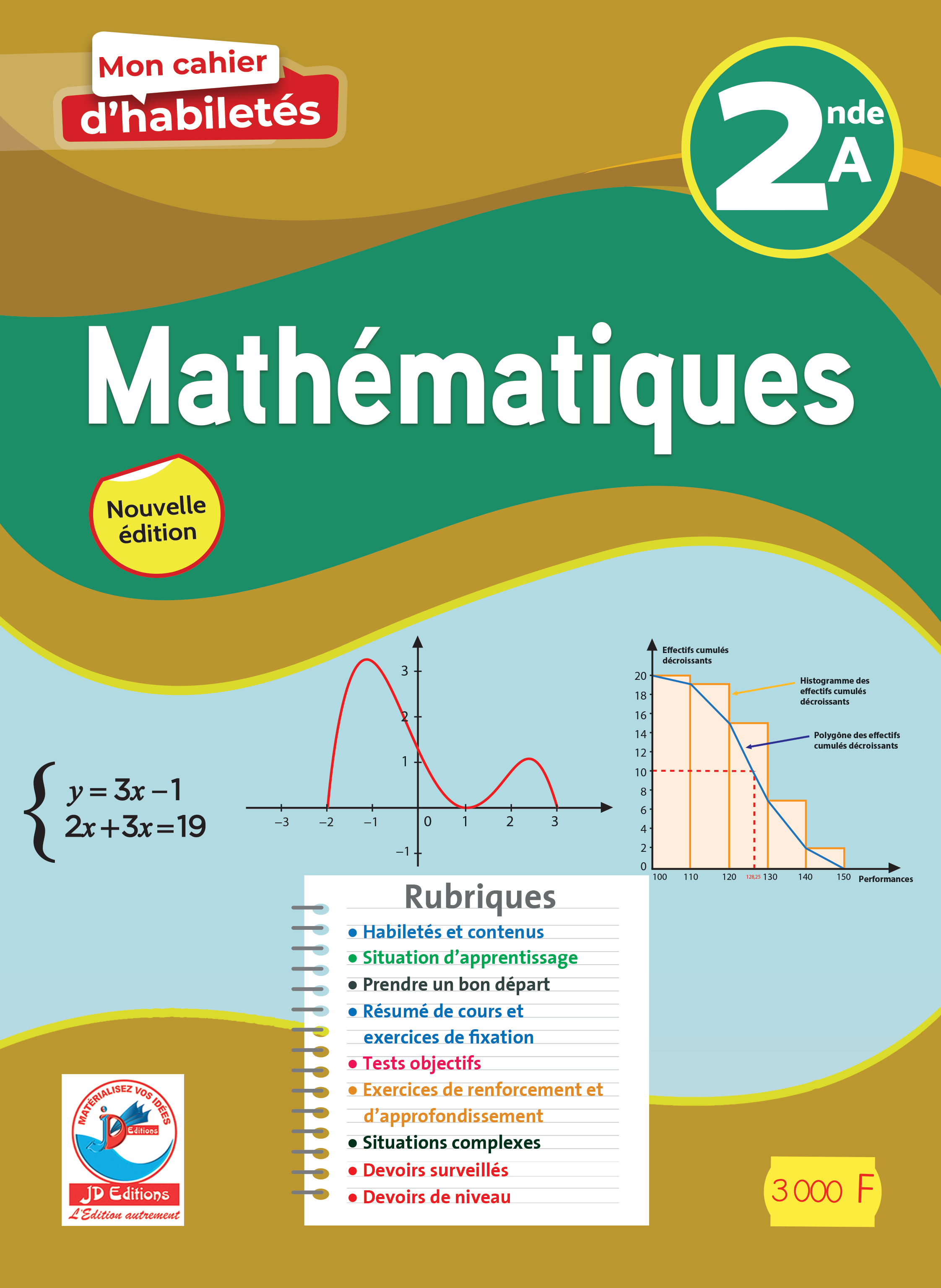  MON CAHIER HABILETES MATHEMATIQUES 2de A 