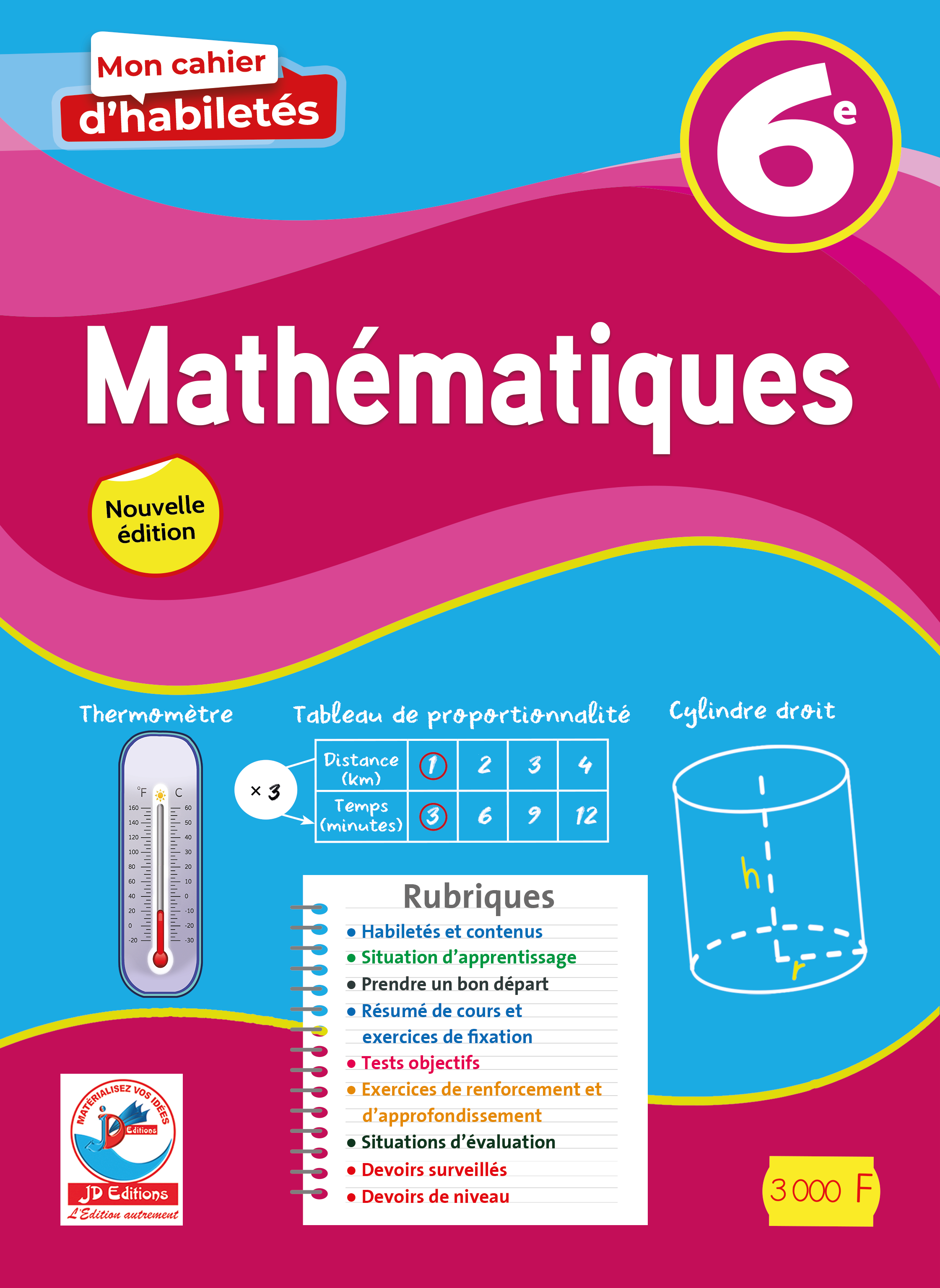 MON CAHIER HABILETES MATHEMATIQUES 6e