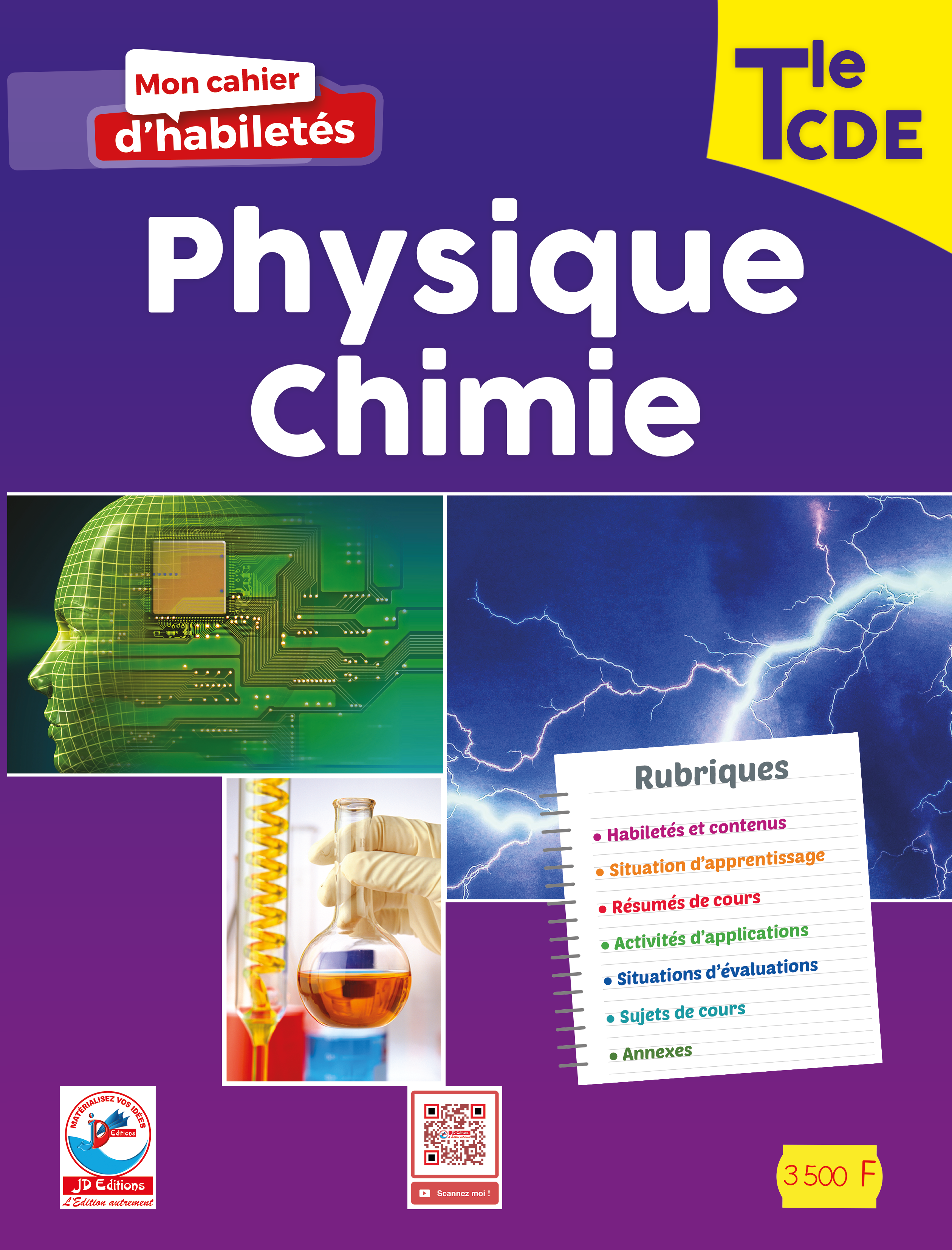 MON CAHIER HABILETES PHYSIQUE CHIMIE Tle CDE 