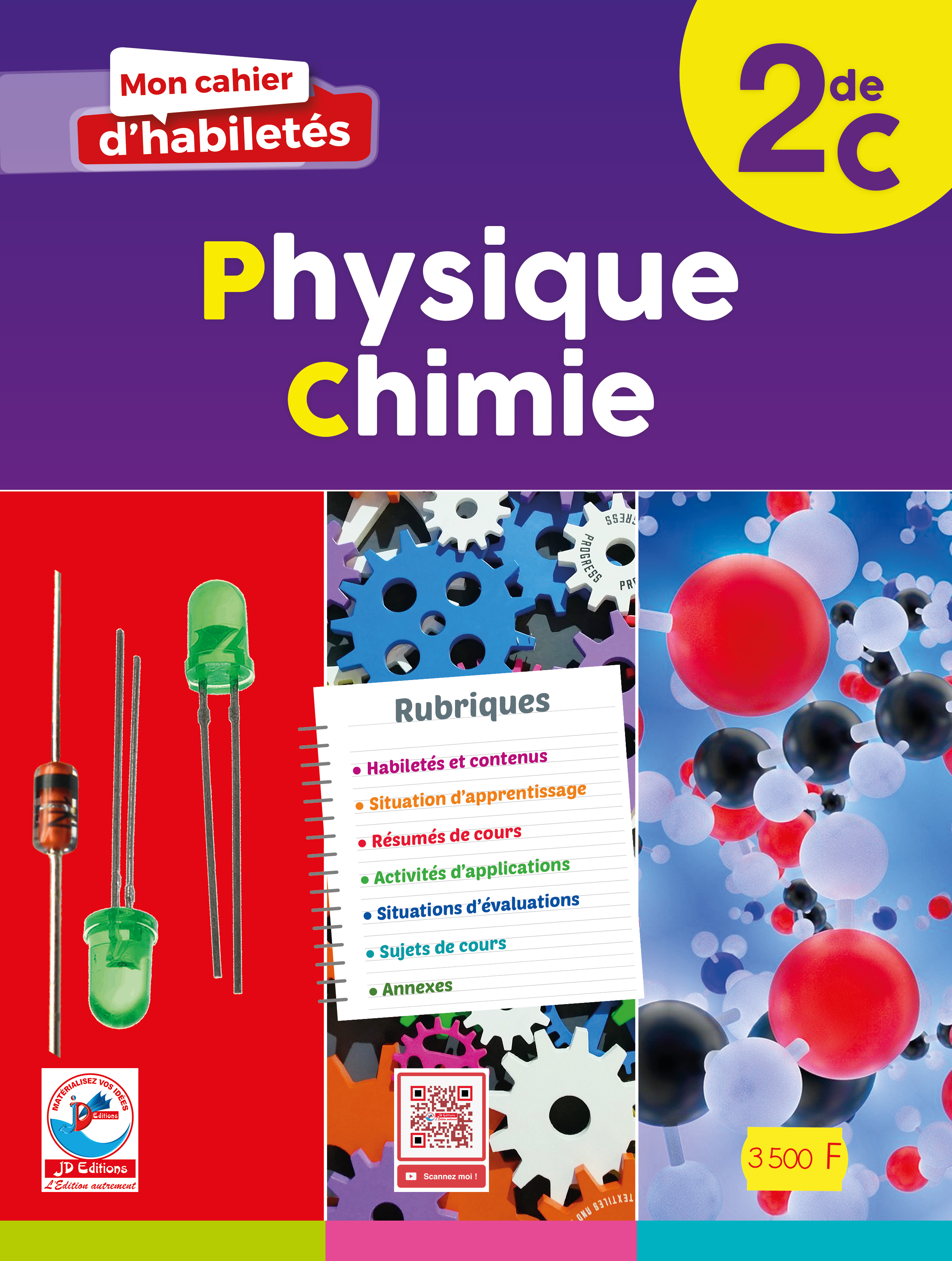 MON CAHIER HABILETES PHYSIQUE CHIMIE 2de C 