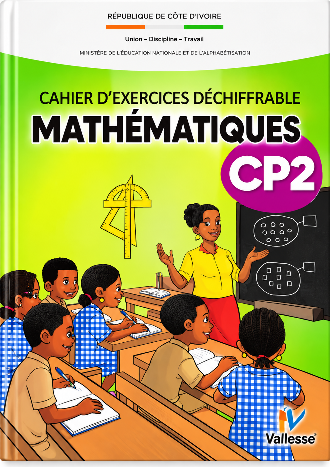 CAHIER D’EXERCICES DÉCHIFFRABLE MATHÉMATIQUES CP2