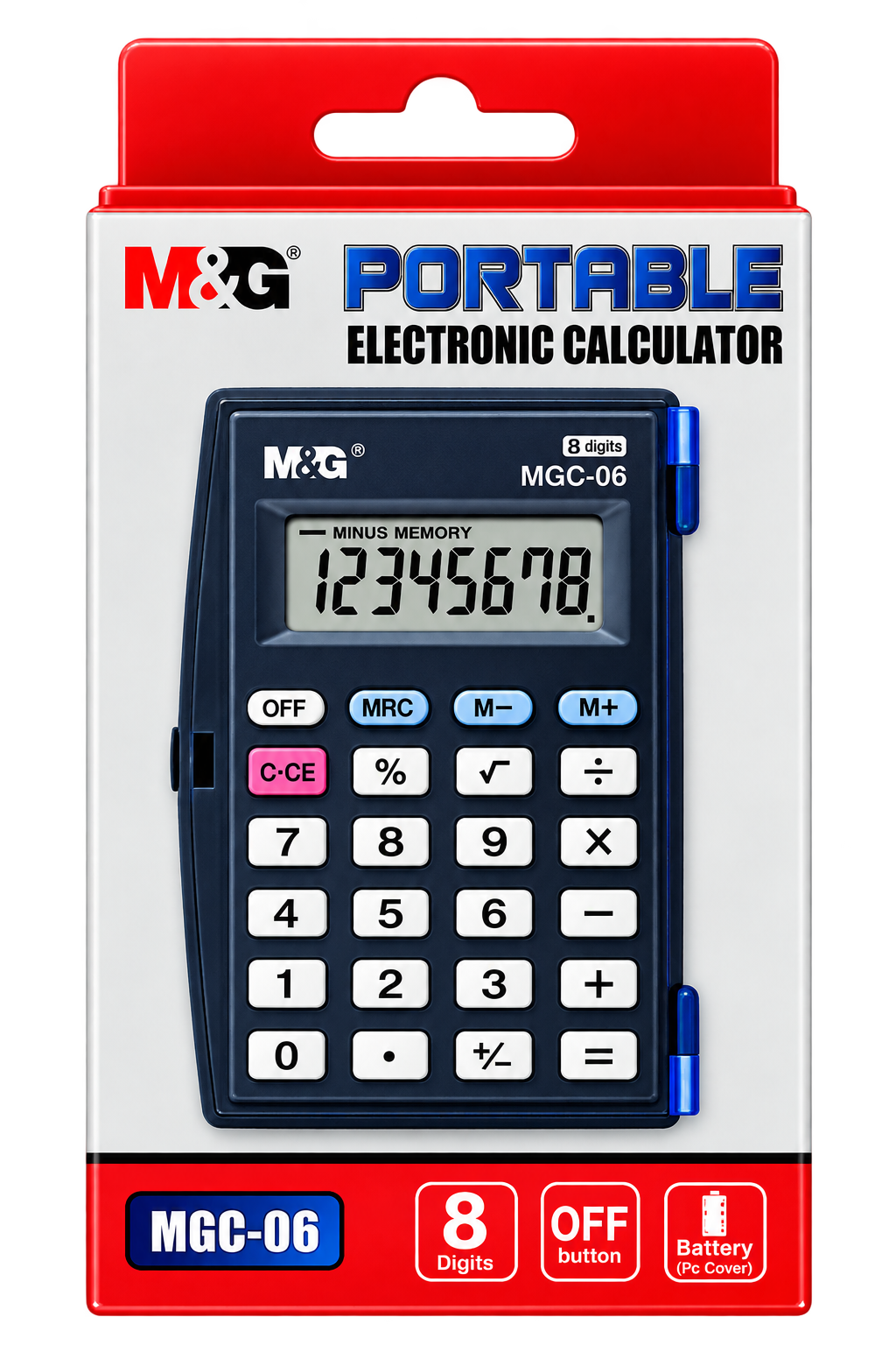 CALCULATRICE PORTABLE M&G MGC-06 
