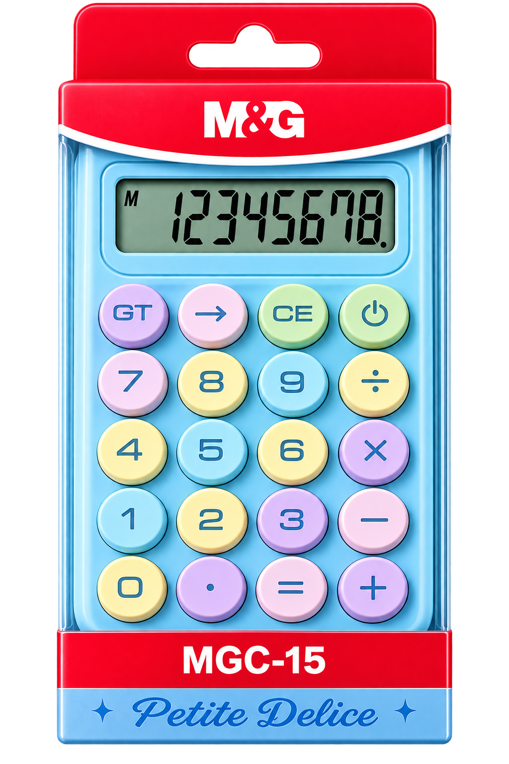 M&G CALCULATRICE PORTABLE MGC-15