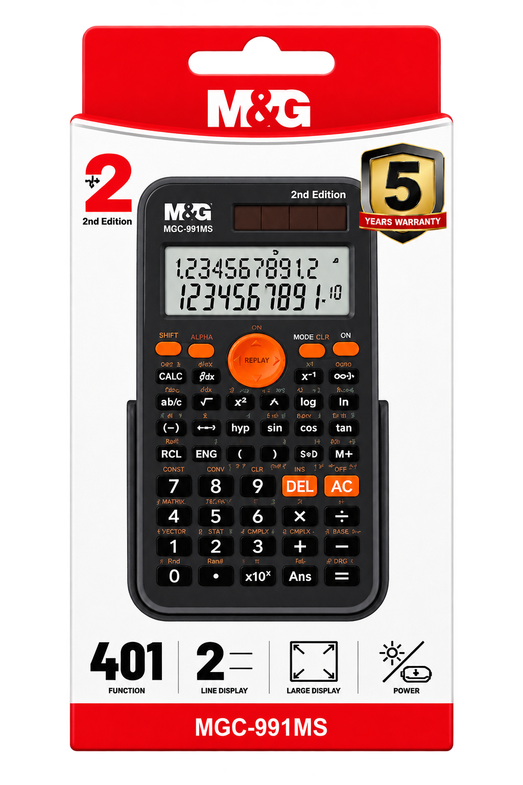 M&G CALCULATRICE SCIENTIFIQUE 401 FONCTIONS 2e MGC 991MS 981K2